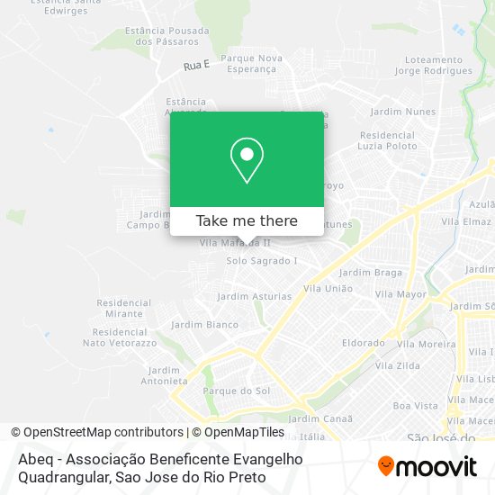 Mapa Abeq - Associação Beneficente Evangelho Quadrangular