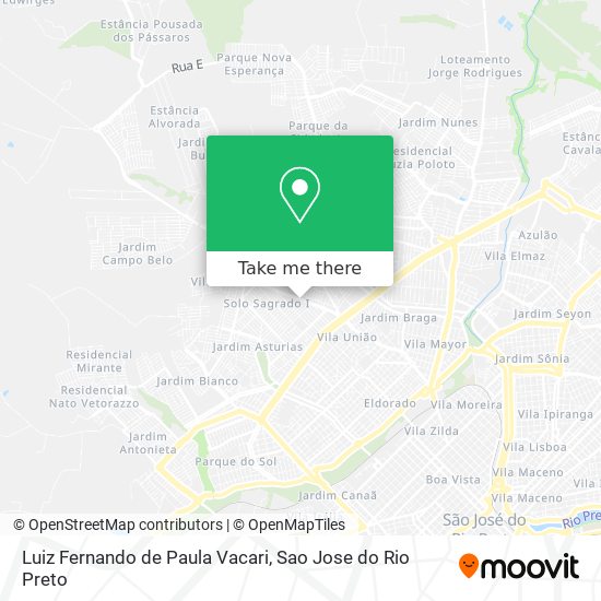 Luiz Fernando de Paula Vacari map