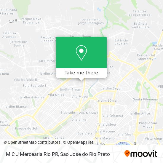 M C J Mercearia Rio PR map