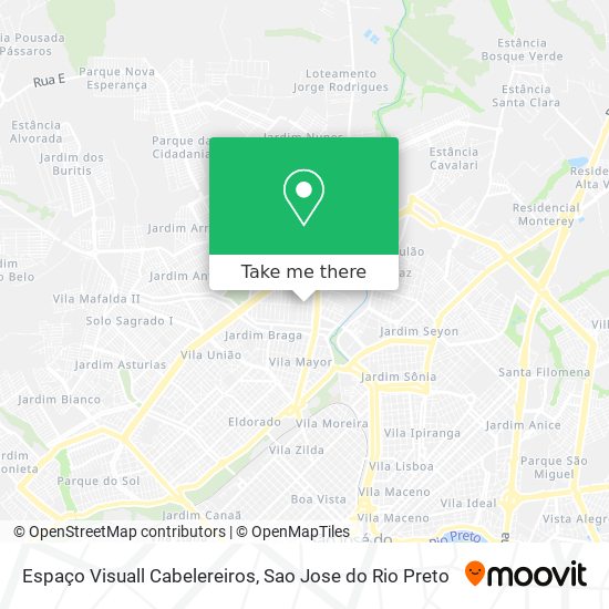 Espaço Visuall Cabelereiros map
