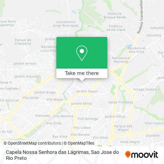 Capela Nossa Senhora das Lágrimas map