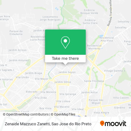 Zenaide Mazzuco Zanetti map