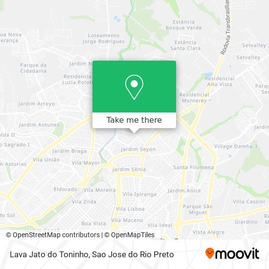 Lava Jato do Toninho map
