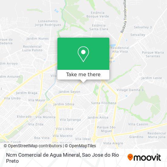 Ncm Comercial de Agua Mineral map