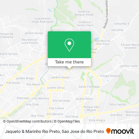 Jaqueto & Marinho Rio Preto map