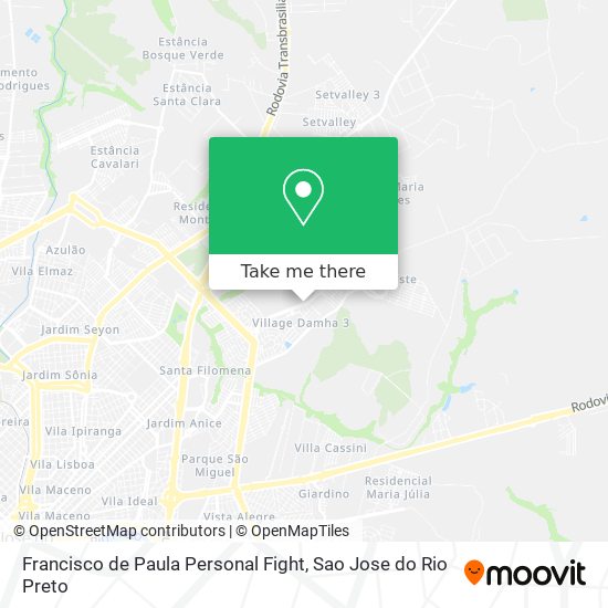 Francisco de Paula Personal Fight map