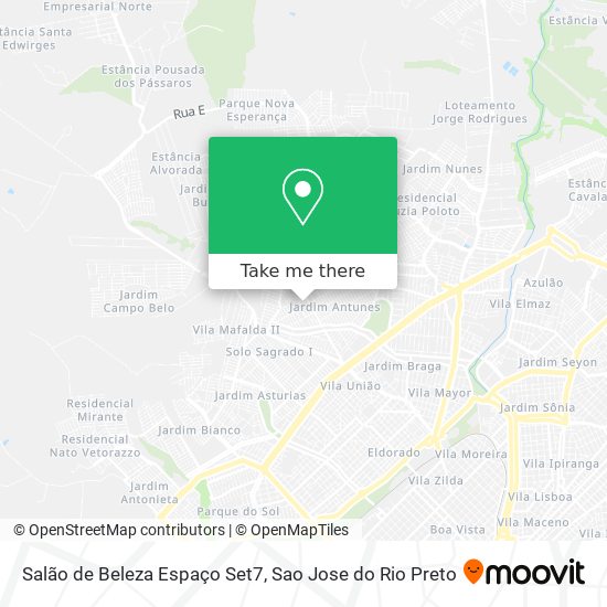 Salão de Beleza Espaço Set7 map