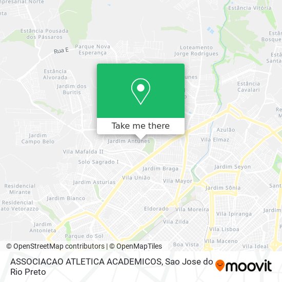 ASSOCIACAO ATLETICA ACADEMICOS map