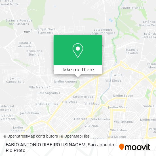 FABIO ANTONIO RIBEIRO USINAGEM map