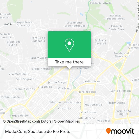 Moda.Com map