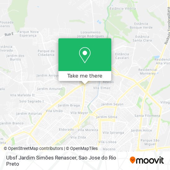 Ubsf Jardim Simões Renascer map