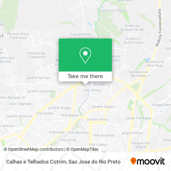 Calhas e Telhados Cotrim map