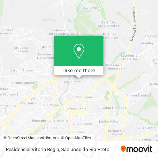 Residencial Vitoria Regia map
