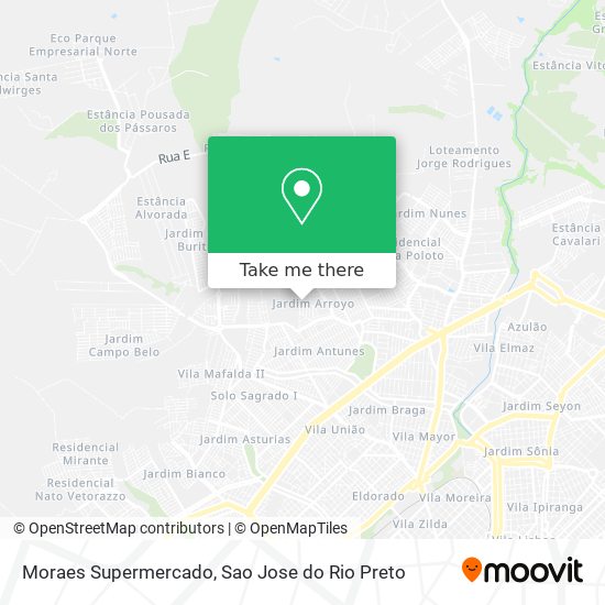 Moraes Supermercado map