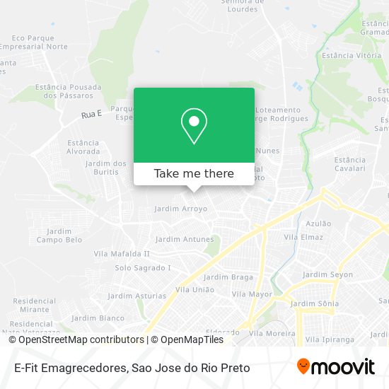 E-Fit Emagrecedores map