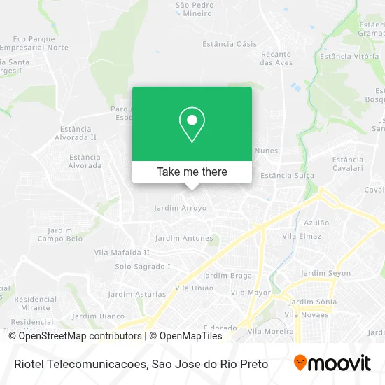 Riotel Telecomunicacoes map