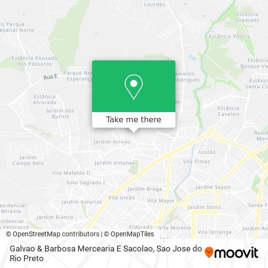 Galvao & Barbosa Mercearia E Sacolao map