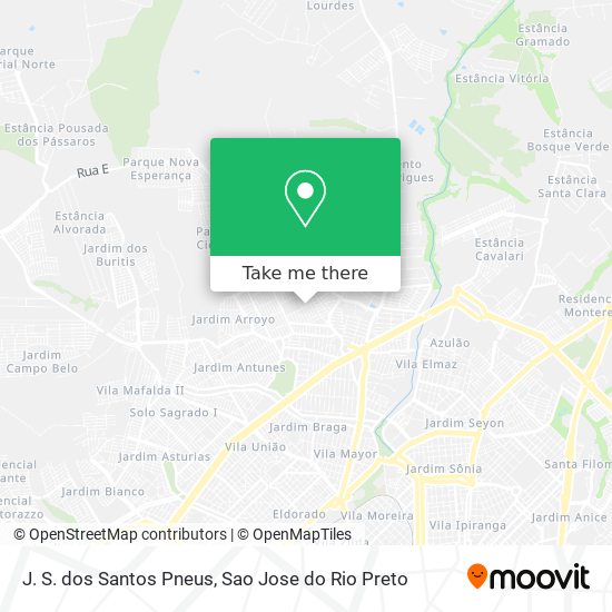 J. S. dos Santos Pneus map