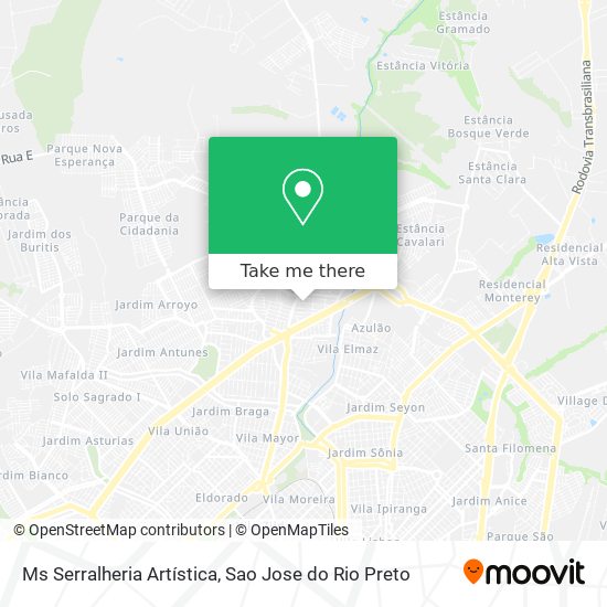 Ms Serralheria Artística map