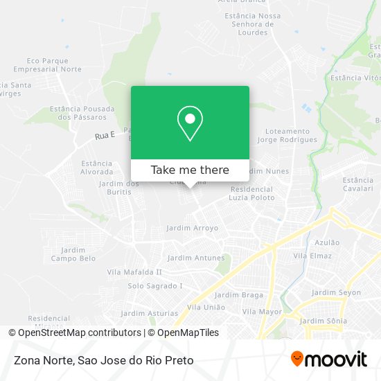 Zona Norte map