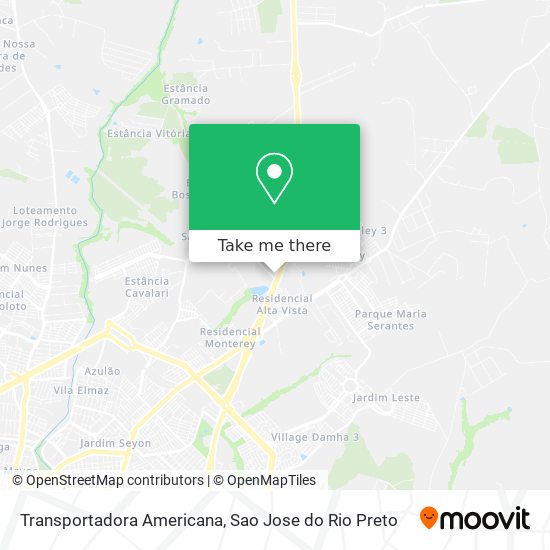Transportadora Americana map
