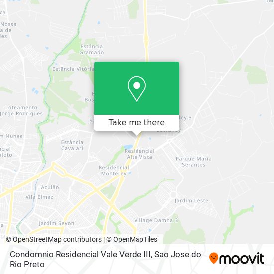 Condomnio Residencial Vale Verde III map