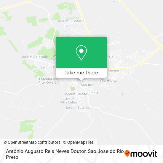 Antônio Augusto Reis Neves Doutor map