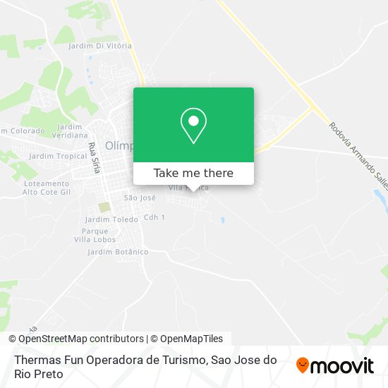 Thermas Fun Operadora de Turismo map