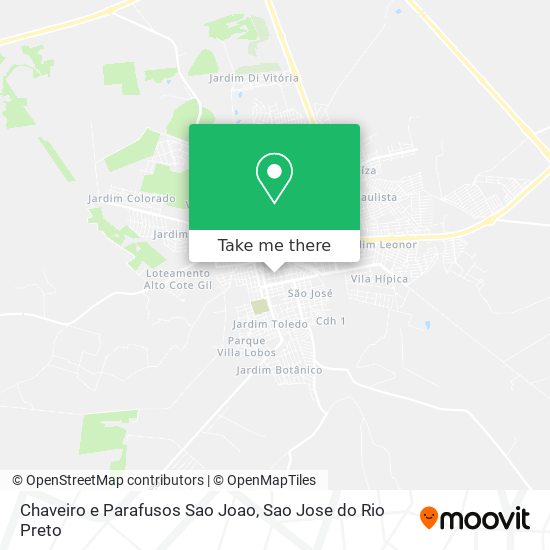 Chaveiro e Parafusos Sao Joao map