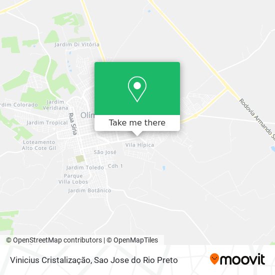 Vinicius Cristalização map
