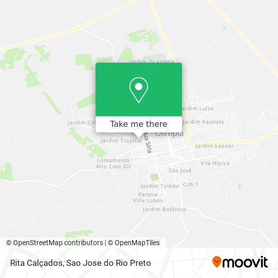 Rita Calçados map