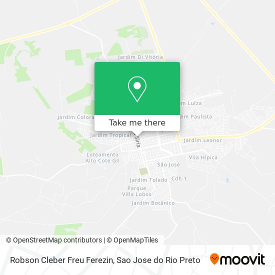 Robson Cleber Freu Ferezin map