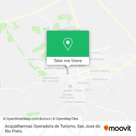 Acquathermas Operadora de Turismo map