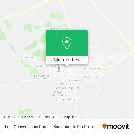 Loja Conveniencia Camila map