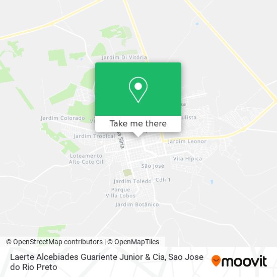 Laerte Alcebiades Guariente Junior & Cia map