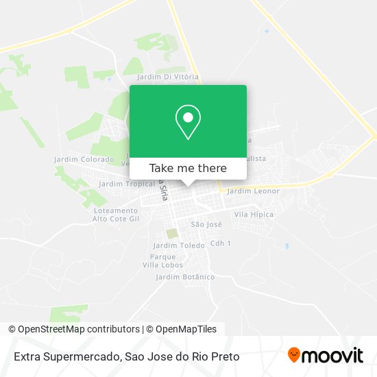 Extra Supermercado map