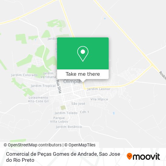 Comercial de Peças Gomes de Andrade map