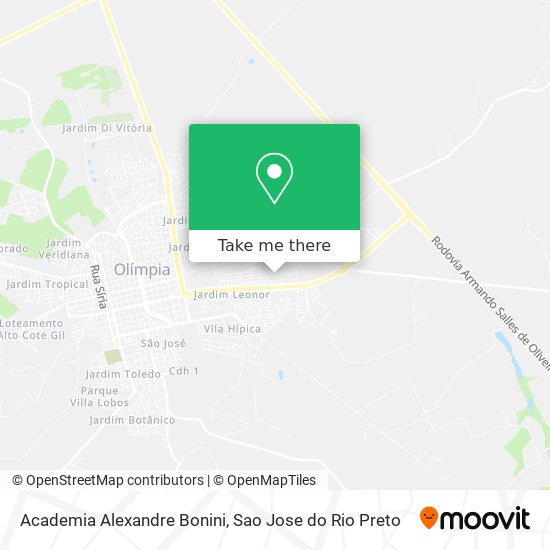 Academia Alexandre Bonini map