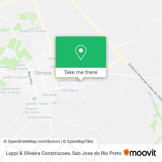 Luppi & Oliveira Construcoes map