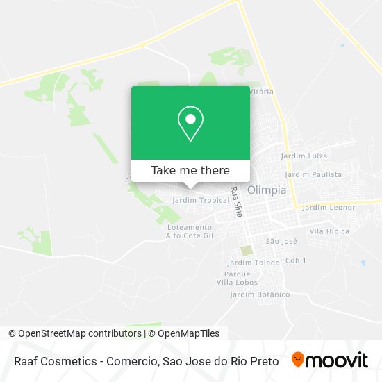 Raaf Cosmetics - Comercio map