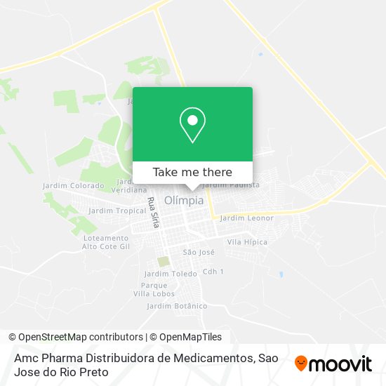 Amc Pharma Distribuidora de Medicamentos map
