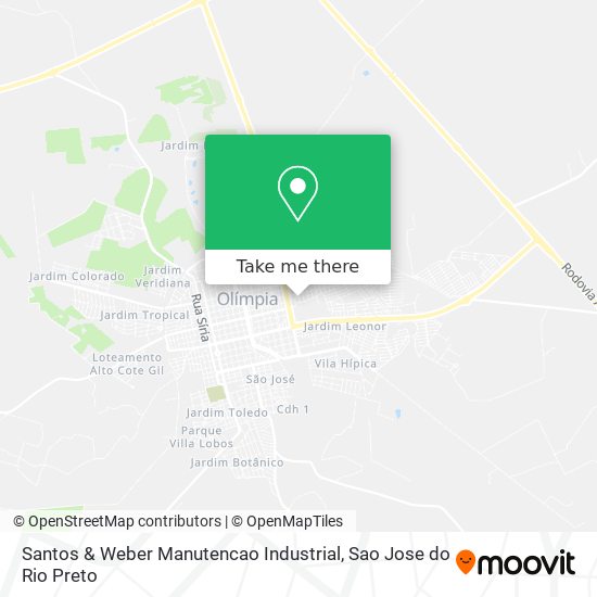 Santos & Weber Manutencao Industrial map