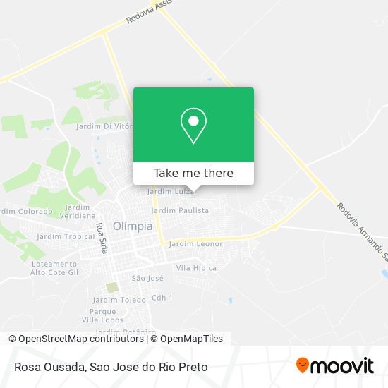 Rosa Ousada map