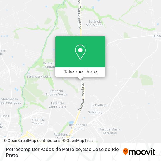 Petrocamp Derivados de Petroleo map