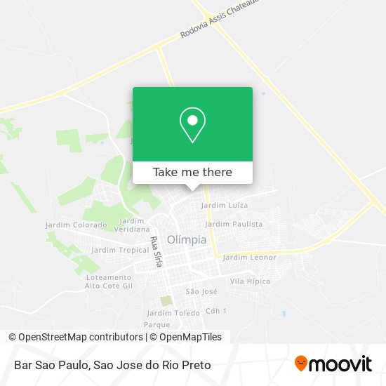 Bar Sao Paulo map