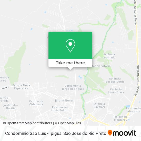 Condomínio São Luís - Ipiguá map