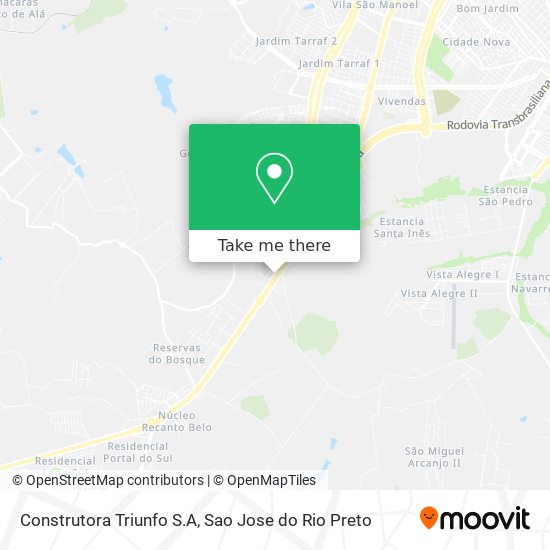 Construtora Triunfo S.A map