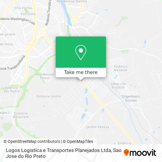 Mapa Logos Logistica e Transportes Planejados Ltda