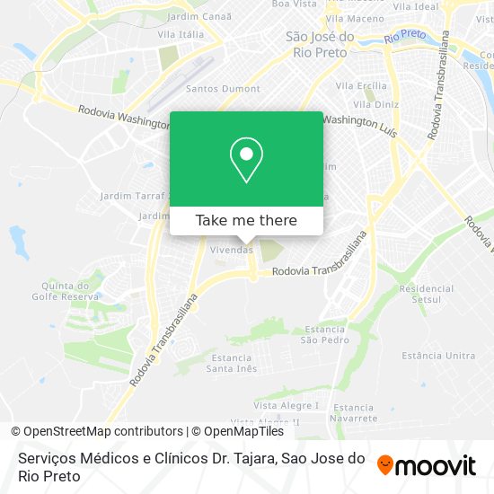 Serviços Médicos e Clínicos Dr. Tajara map