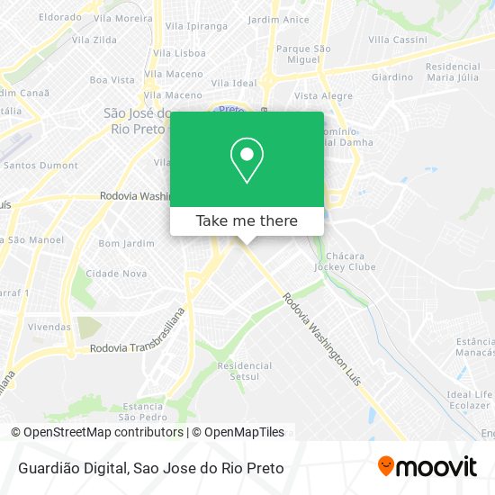 Guardião Digital map